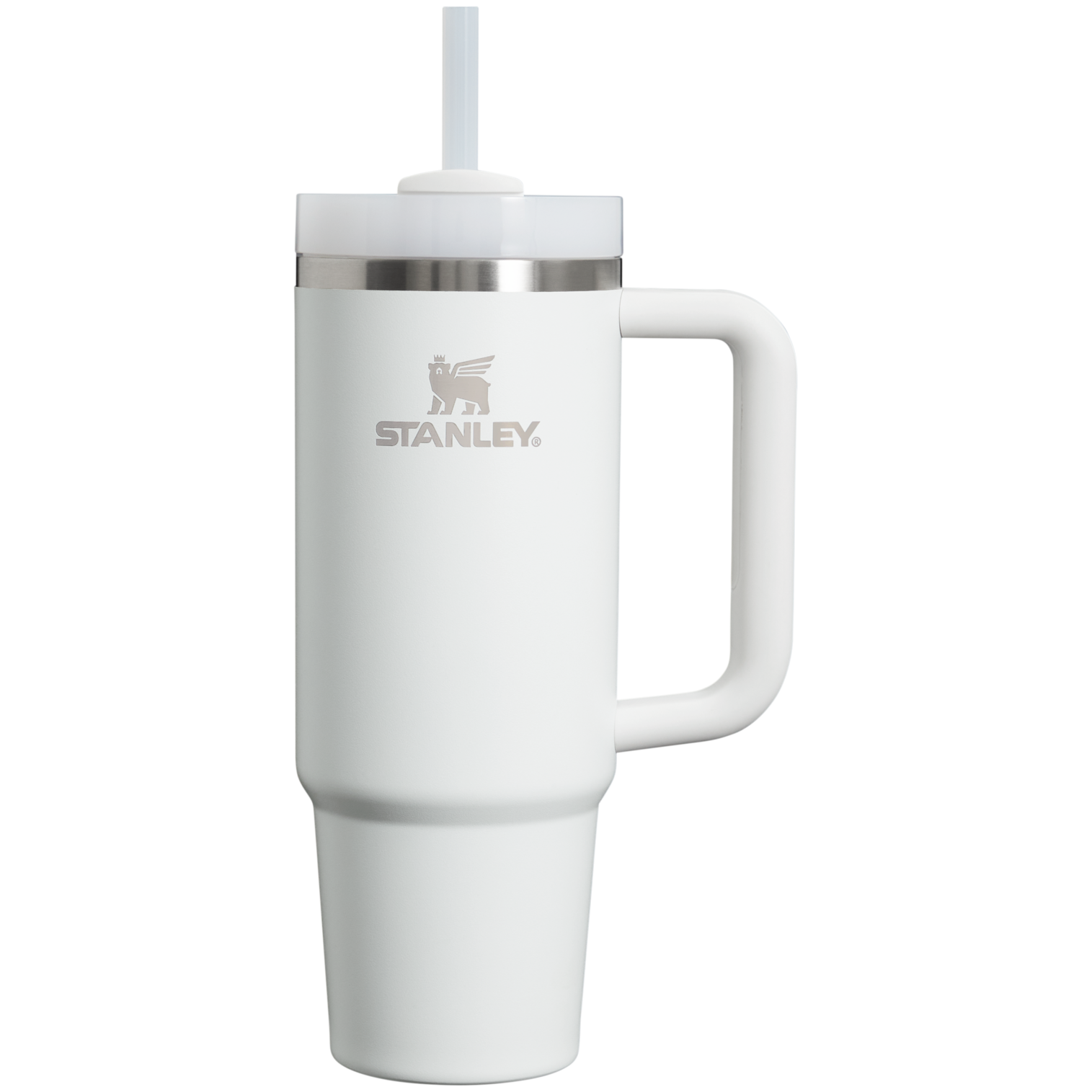 Stanley Quencher H2.O FlowState Tumbler Cup 30 OZ In Frost White