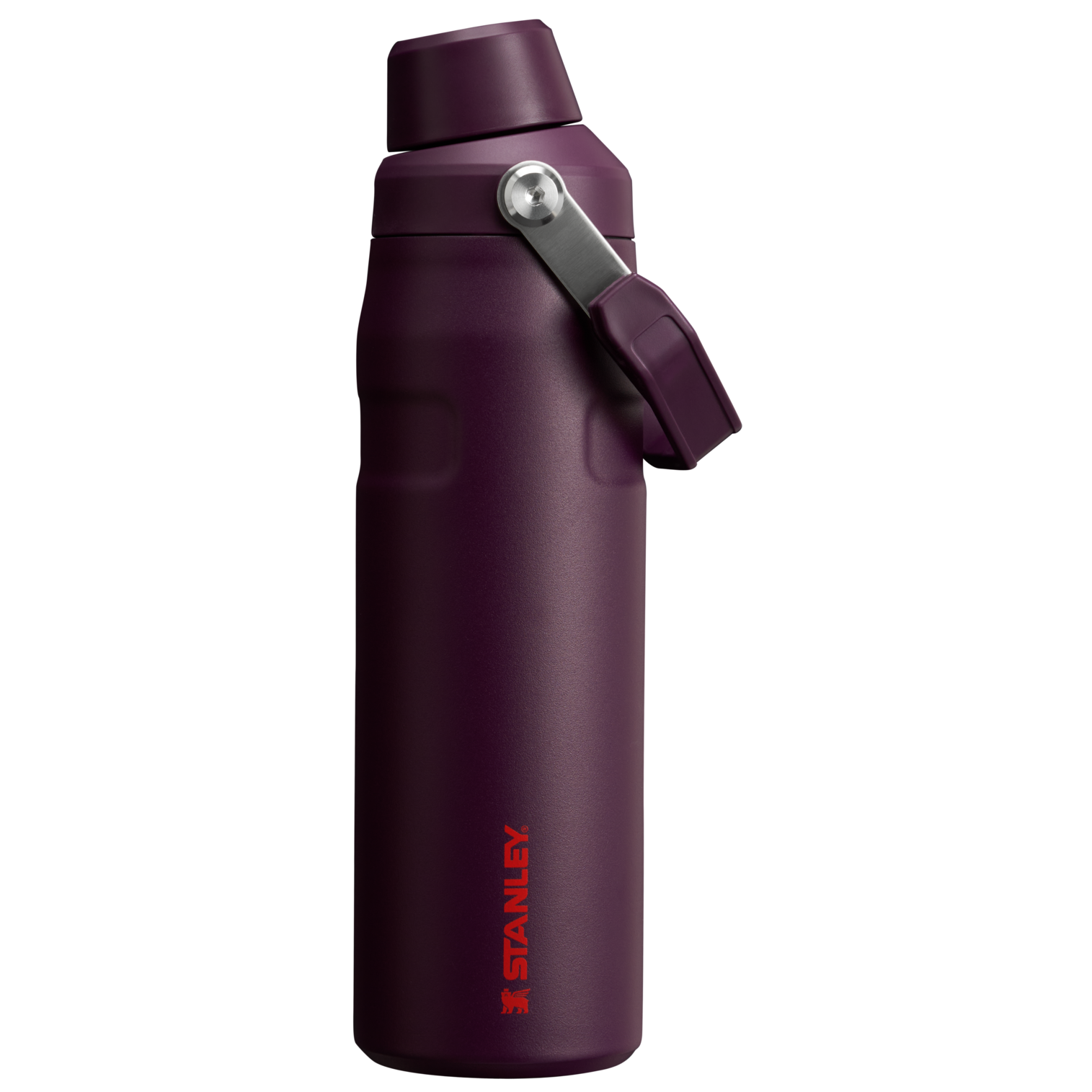 Stanley IceFlow Water Bottle with Fast Flow Lid 24 OZ In Plum Purple