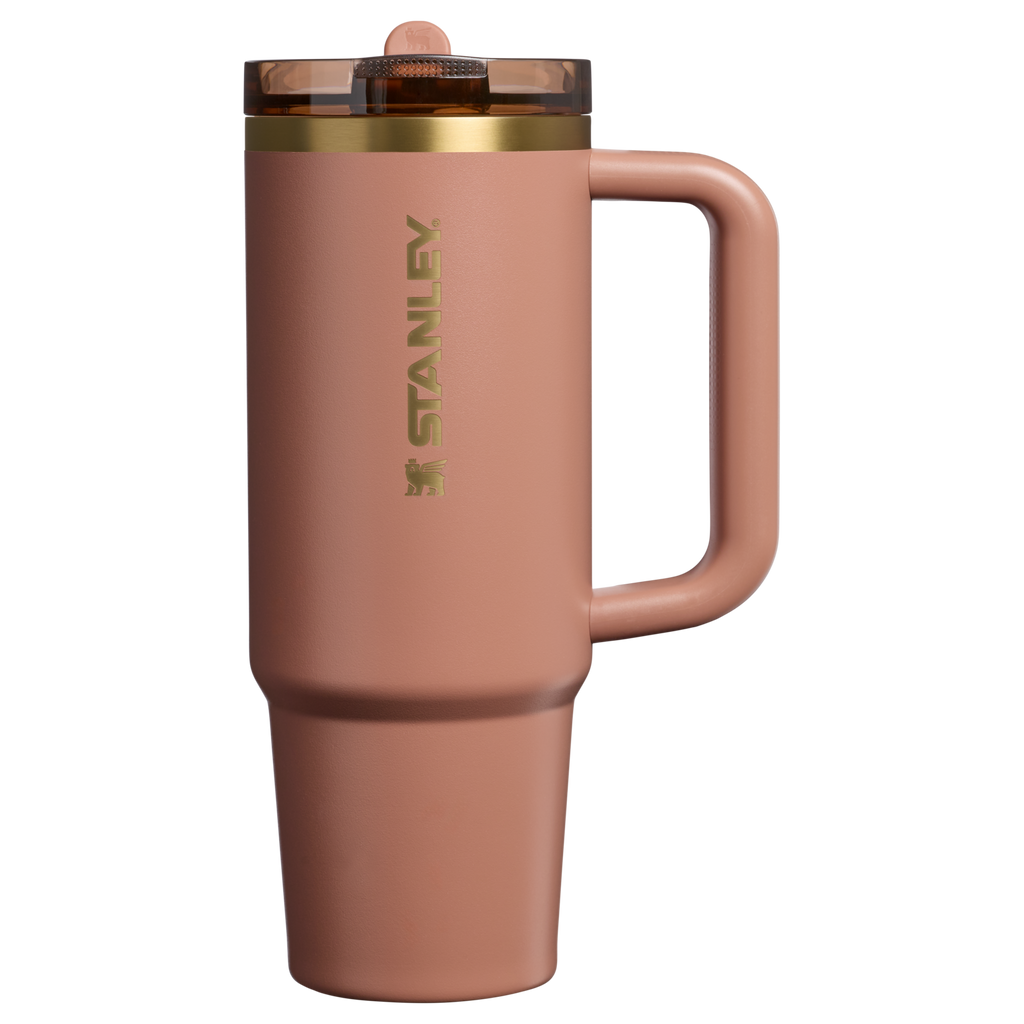 Stanley Quencher 30 OZ ProTour Flip Straw Stainless Steel Tumbler In Mocha Latte Brown