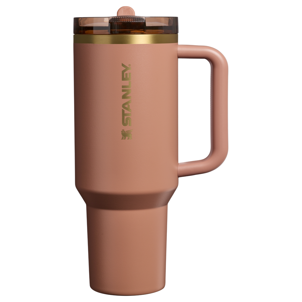 Stanley Quencher 40 OZ ProTour Flip Straw Stainless Steel Tumbler In Mocha Latte Brown