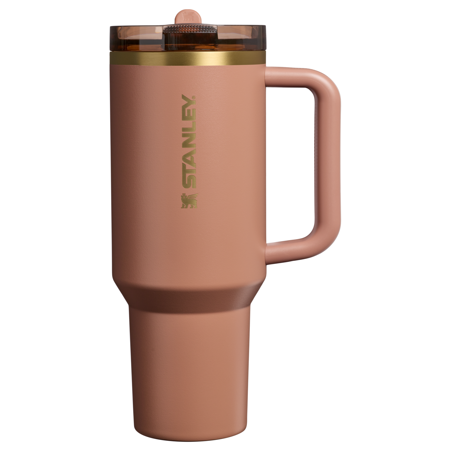Stanley Quencher 40 OZ ProTour Flip Straw Stainless Steel Tumbler In Mocha Latte Brown