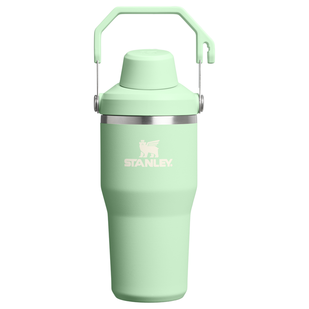 Stanley 20 OZ IceFlow Aerolight Stainless Steel Water Bottle In Pistachio Green with Fast Flow Lid