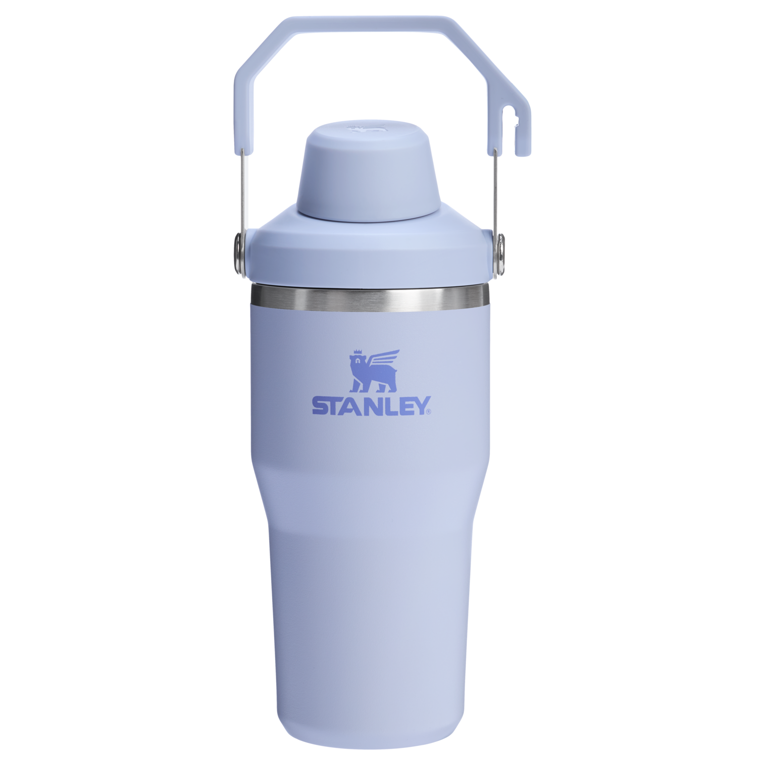 Stanley 20 OZ IceFlow Stainless Steel Water Bottle In Dew Drop Purple n with Fast Flow Lid