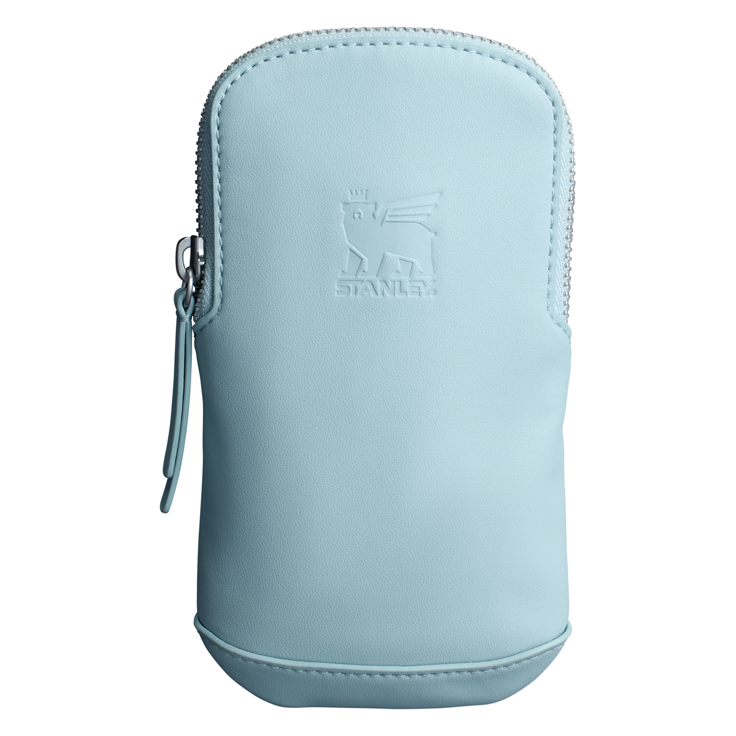 The Stanley Cross Bottle Midi Phone Keys Wallet Case In Seafoam Blue
