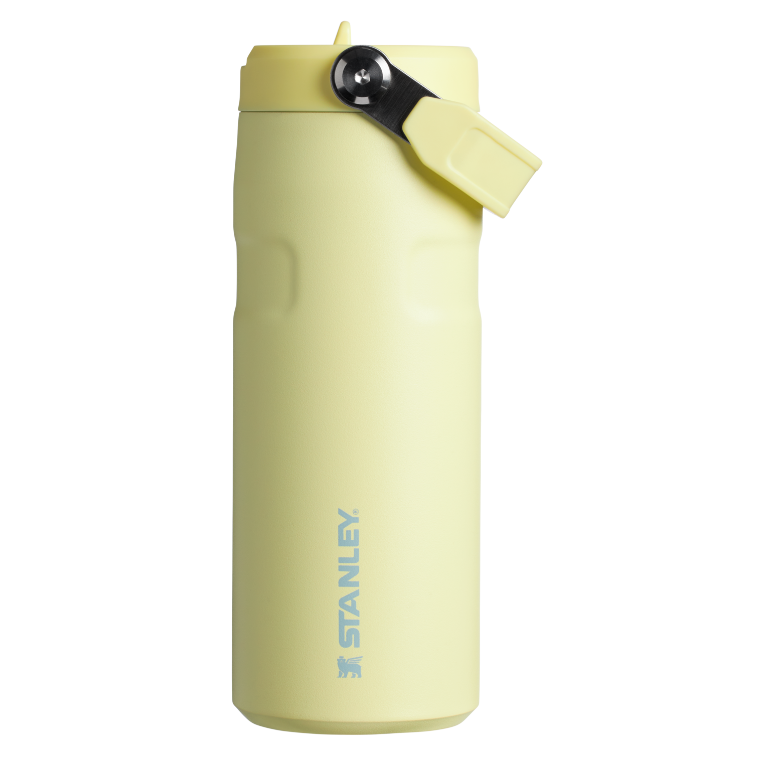 Stanley IceFlow Aerolight stainless steel water bottle in Citron with Flip Straw
