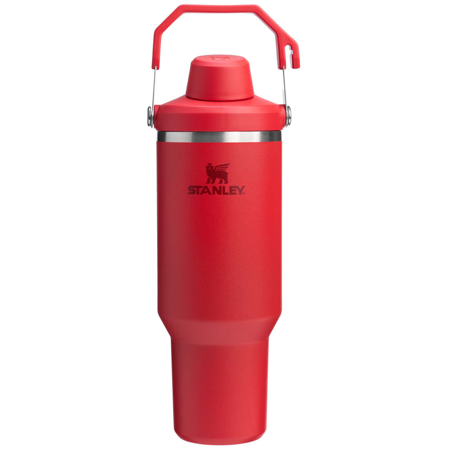 Stanley 40 OZ Ice Flow Fast Flow Insulated Tumbler In Chili Red