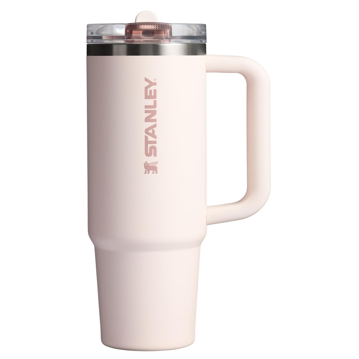 The Stanley Quencher ProTour Flip Straw Tumbler 30 OZ in Rose Quartz