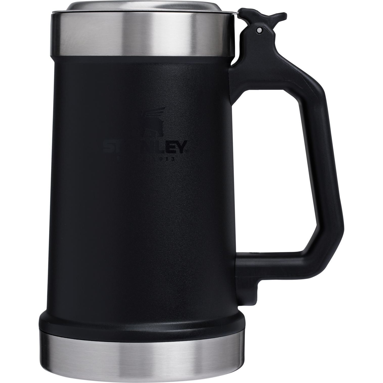 Stanley 24 OZ Insulated Beer Stein With Bottle Opener In Black