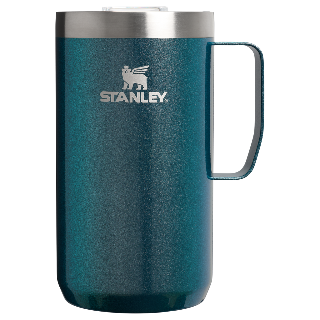 Stanley Everyday Camp Mug In Ponderosa Shimmer Blue