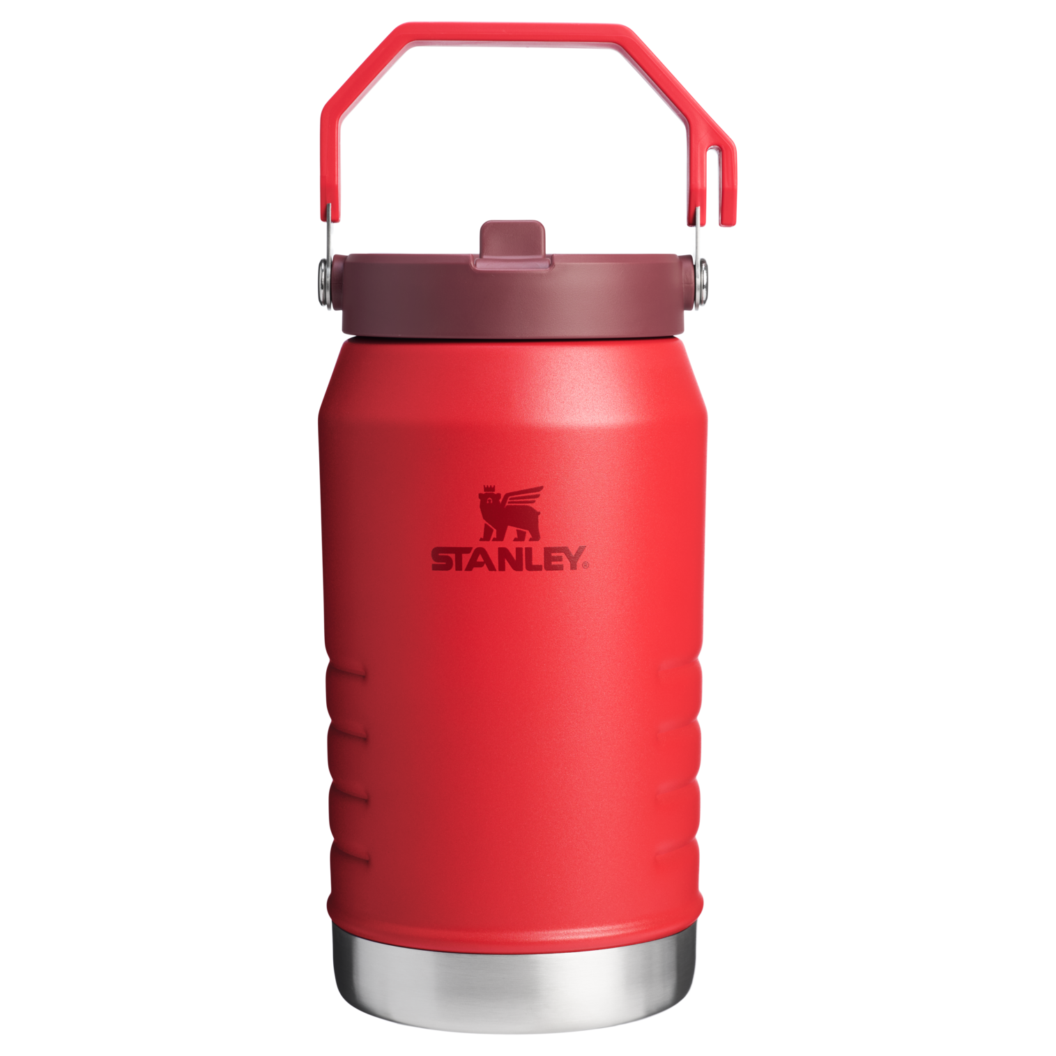 Stanley 64 OZ Insulated Flip Straw Water Jug In Chili Red